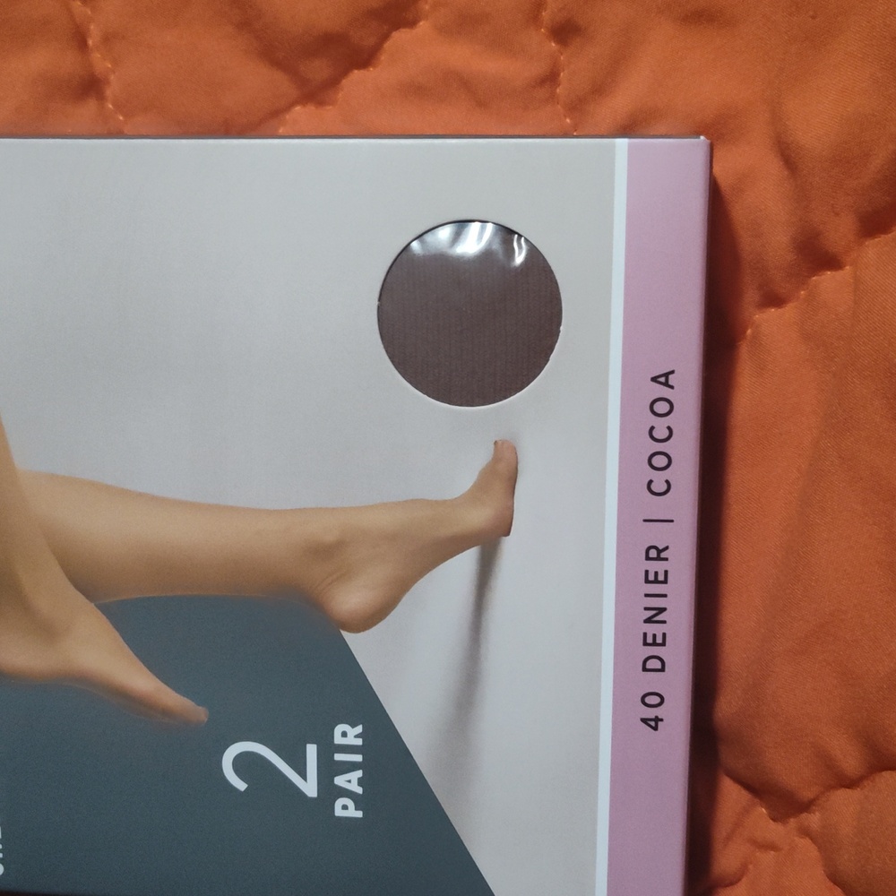 Impressions Sheer High Support Tights - Cocoa - Picture 2 of 7